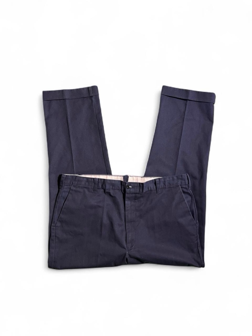 Vintage Red Kap Navy Chinos Relaxed Fit Workwear Trousers 90s Y2K Grunge